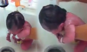 สุดโหด คลิปพยาบาลอาบน้ำเด็กแรกเกิด