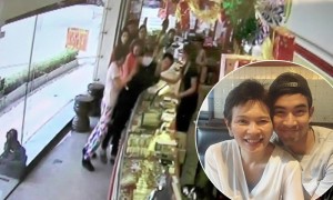 แม่พระเอก “เกรท วรินทร” ล็อกคอโจรฉกทอง จับส่งตำรวจ